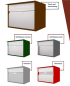 Preview: Briefkasten Huber Aluminium 300/400 Anthrazitgrau RAL 7016 (D)